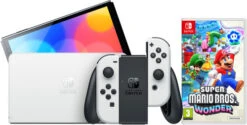 Nintendo Switch OLED Wit + Super Mario Bros. Wonder