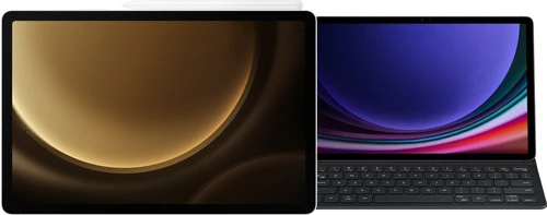 Samsung Galaxy Tab S9 FE 128GB Wifi Zilver + QWERTY Toetsenbord Hoes 1 Samsung Galaxy Tab S9 FE 128GB Wifi Zilver + QWERTY Toetsenbord Hoes