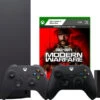 MICROSOFT Xbox Series X + Call Of Duty: Modern Warfare III + Controller Zwart + Play & Charge Kit