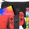 Nintendo Switch OLED Super Mario Editie + Animal Crossing + BlueBuilt Beschermhoes