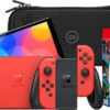 Nintendo Switch OLED Super Mario Editie + Nintendo Switch Sports + BlueBuilt Beschermhoes