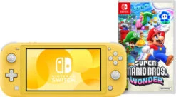 Nintendo Switch Lite Geel + Super Mario Bros. Wonder
