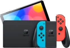 Nintendo Switch OLED Rood/Blauw + Mario Kart 8 + 3 Maanden Nintendo Online + Beschermhoes -Nintendo Winkel 1991222