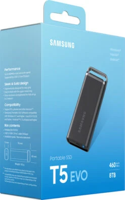 Samsung Portable SSD T5 EVO 8TB -Nintendo Winkel 1991446