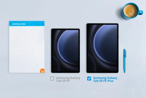 Samsung Galaxy Tab S9 FE Plus 256GB Wifi Zilver + QWERTY Toetsenbord Hoes 4 Samsung Galaxy Tab S9 FE Plus 256GB Wifi Zilver + QWERTY Toetsenbord Hoes - Afbeelding 4