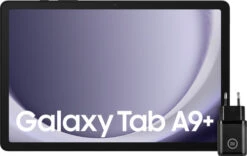 Samsung Galaxy Tab A9 Plus 11 Inch 64GB Wifi + 5G Grijs + BlueBuilt Oplader