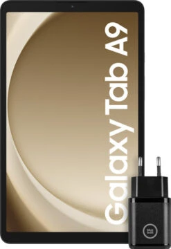 Samsung Galaxy Tab A9 8,7 Inch 128GB Wifi Zilver + BlueBuilt Oplader