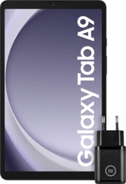 Samsung Galaxy Tab A9 8,7 Inch 128GB Wifi + 4G Grijs + BlueBuilt Oplader
