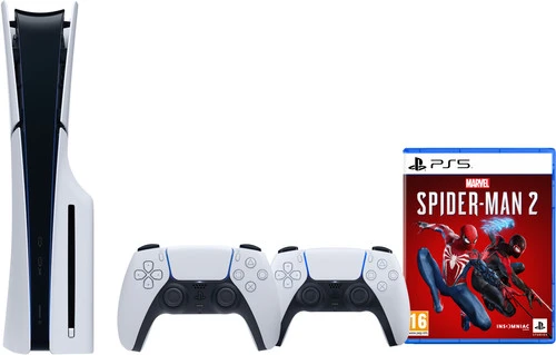 Sony PlayStation 5 Slim Disc Edition + Marvel's Spider-Man 2 + Extra Controller Wit 1 Sony PlayStation 5 Slim Disc Edition + Marvel's Spider-Man 2 + Extra Controller Wit