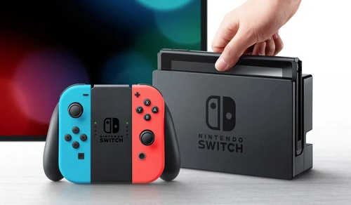 Nintendo Switch Rood/Blauw + Pokémon Violet 2 Nintendo Switch Rood/Blauw + Pokémon Violet - Afbeelding 2